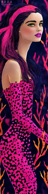 Free mermaid bookmark featuring a shy pink mermaid